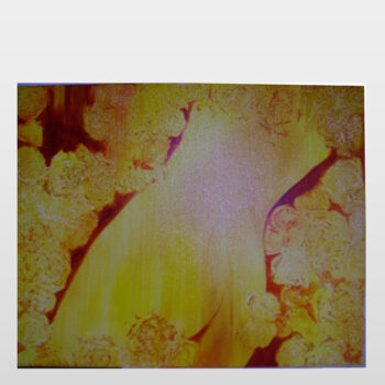 Peinture femme feurs